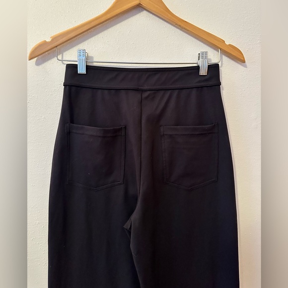 NEW Halara High Waisted Straight Leg Pull-On Pants Pockets Size XS Black - Picture 11 of 13